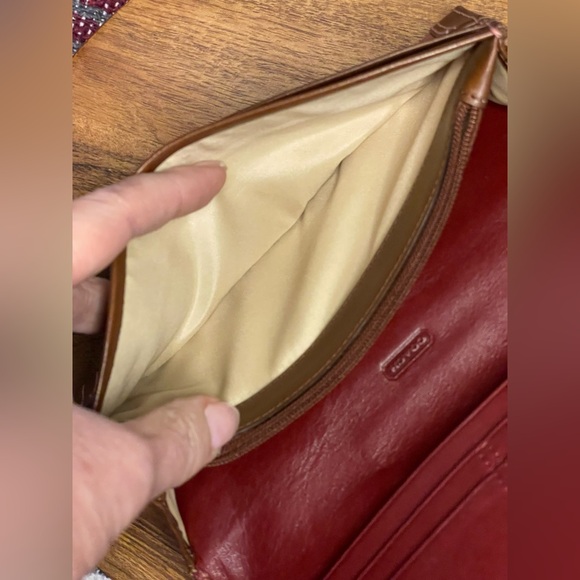 COACH Mia Punch Pink SOHO Suede & Leather Studded and Whipstitched Wallet - Picture 9 of 16